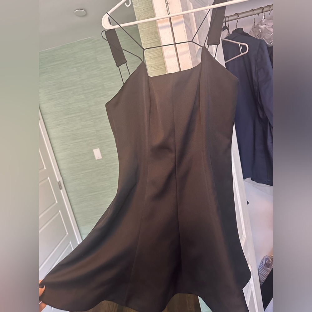 Keepsake brand Black satin cocktail dress